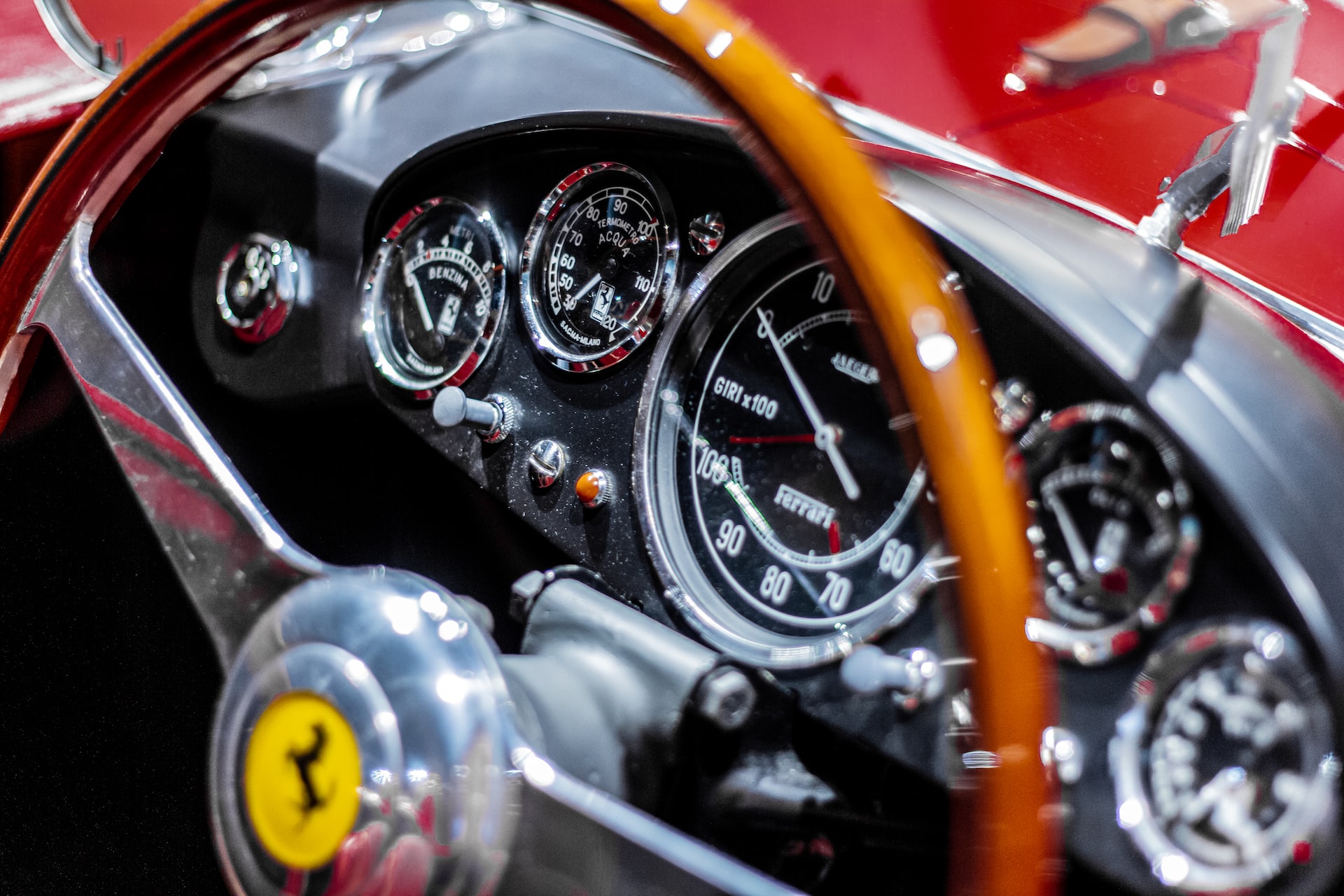 Ferrari dashboard